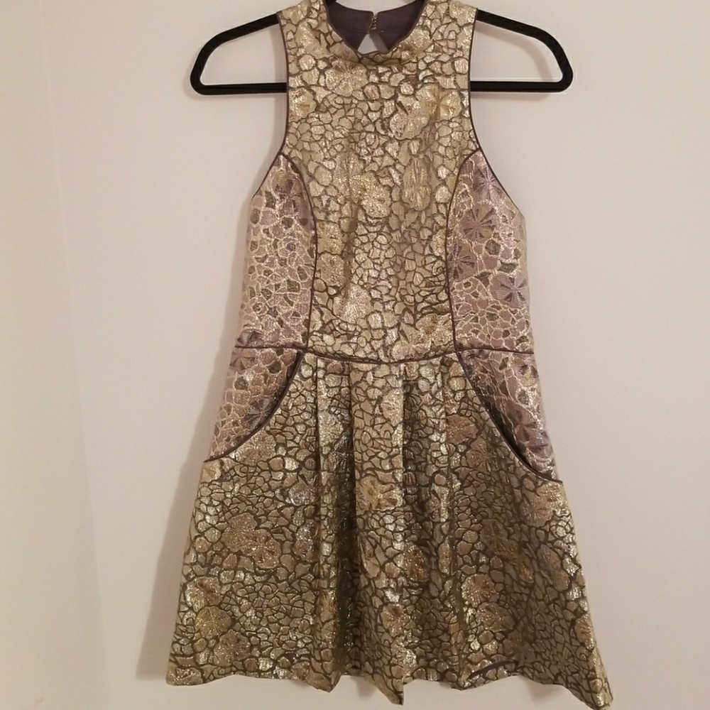 Urban Outfitters metallic dress